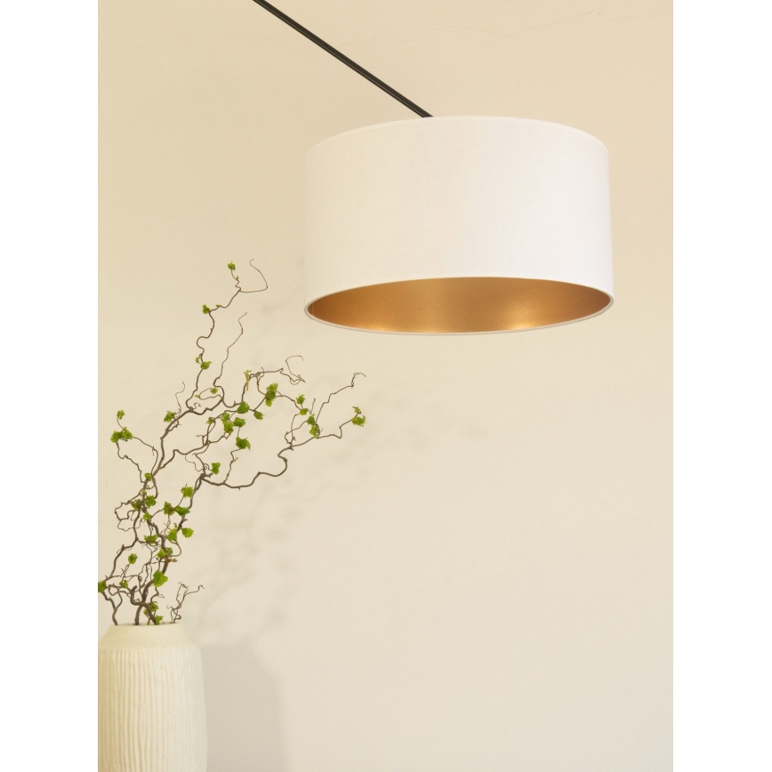 LED Adjustable Rod Pendant Light GORTA 1xE27/60W/230V White/Gold