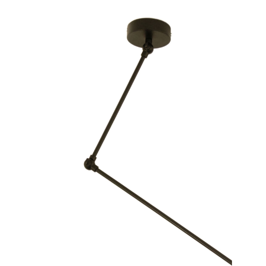 LED Adjustable Rod Pendant Light GORTA 1xE27/60W/230V White/Gold