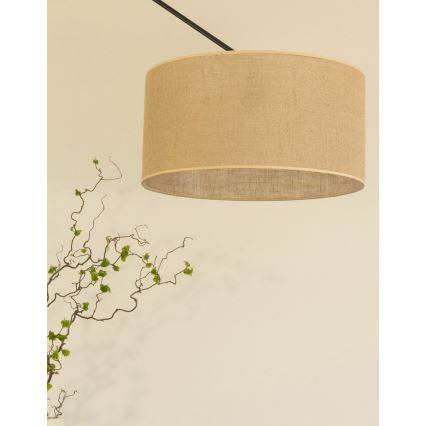 LED Adjustable Stem Pendant GORTA 1xE27/60W/230V jute
