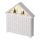 LED Advent calendar 8xLED/2xAA white