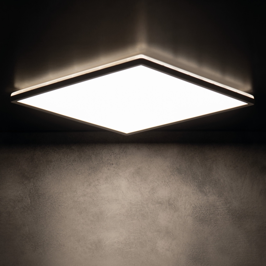 LED Bathroom ceiling light AZPO LED/17,5W/230V IP54 black
