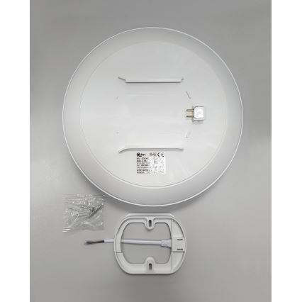 LED Bathroom ceiling light CIRCLE LED/12W/230V 4000K d. 25 cm IP44 white