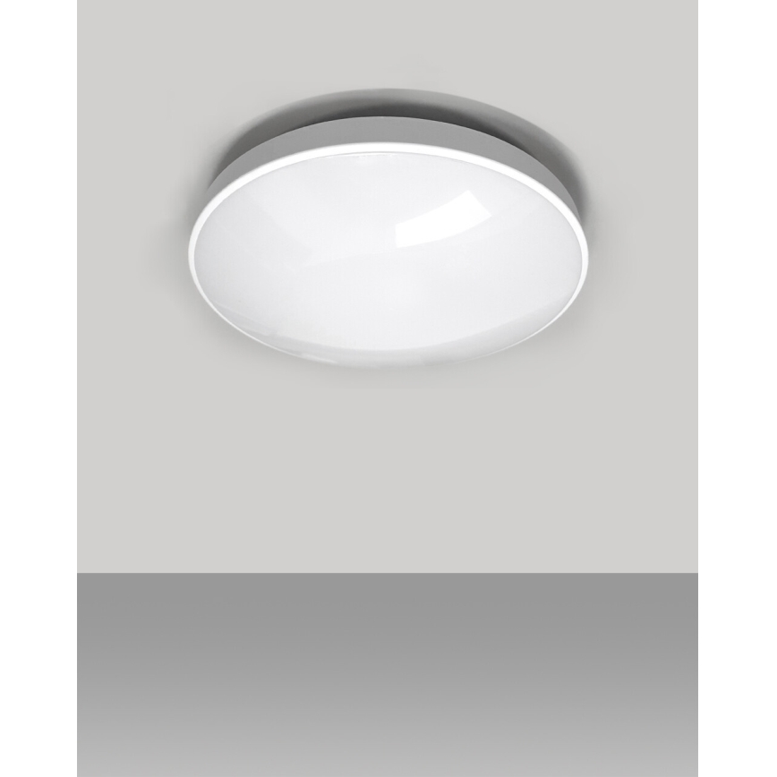 LED Bathroom ceiling light CIRCLE LED/24W/230V 4000K d. 37 cm IP44 white