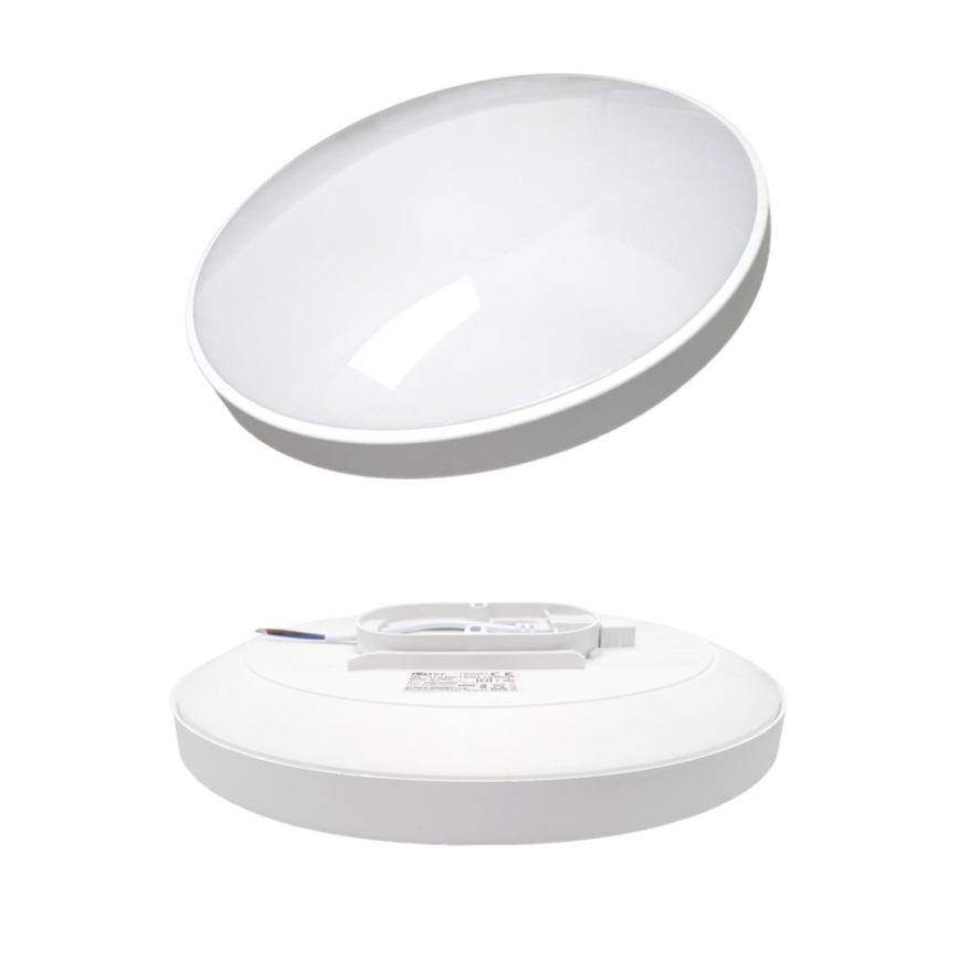 LED Bathroom ceiling light CIRCLE LED/24W/230V 4000K d. 37 cm IP44 white