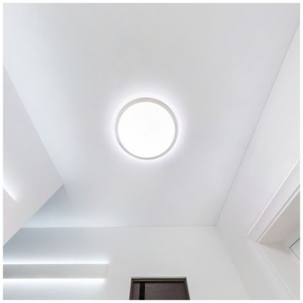 DEFENDER LED Bathroom Ceiling Light, 12/18/24W (230V), 3000/4000/6500K, IP65, Ø 30 cm, White
