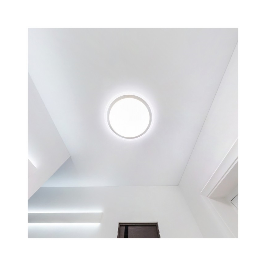DEFENDER LED Bathroom Ceiling Light, 12/18/24W (230V), 3000/4000/6500K, IP65, Ø 30 cm, White