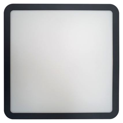 LED Bathroom ceiling light ELLÉ LED/24W/230V 3000/4000/6500K 26x26 cm IP54 anthracite