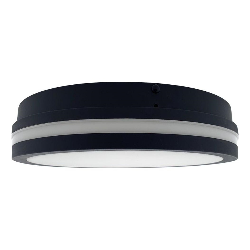 LED Bathroom ceiling light ELLÉ LED/24W/230V 3000/4000/6500K d. 26 cm IP54 anthracite