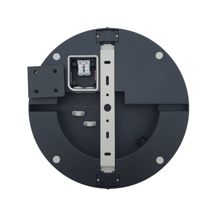 LED Bathroom ceiling light ELLÉ LED/24W/230V 3000/4000/6500K d. 26 cm IP54 anthracite