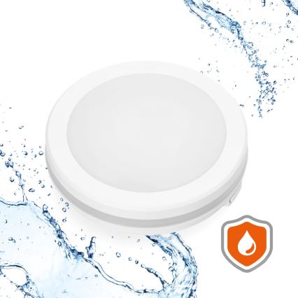LED Bathroom ceiling light LED/12W/230V 3000/4000/6500K IP65 d. 20 cm white