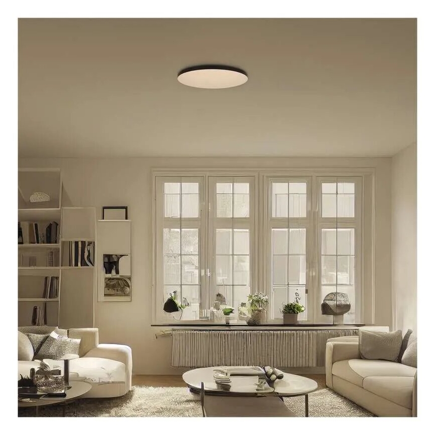 LED Bathroom ceiling light LED/18W/230V 3000/4000/5700K IP55 black