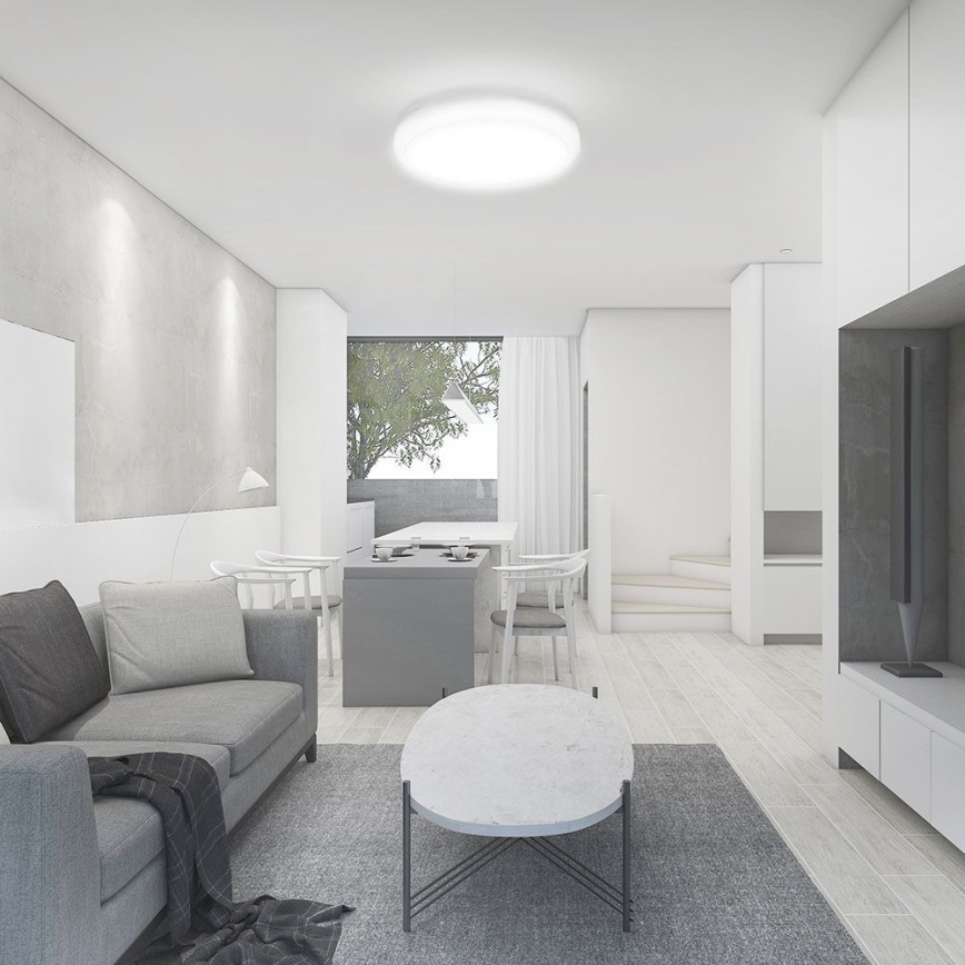 LED Bathroom ceiling light LED/18W/230V 4000K IP44 d. 22,5 cm white