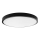 LED Bathroom ceiling light LED/24W/230V 6500K IP44 d. 29,5 cm black