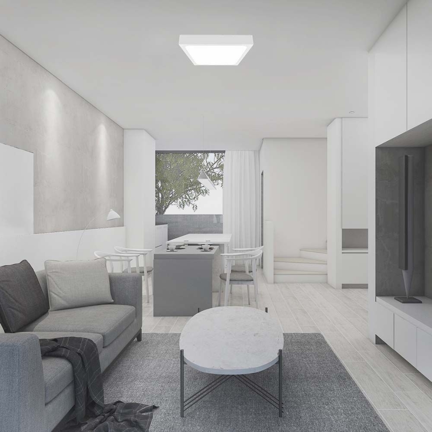 LED Bathroom ceiling light LED/30W/230V 6500K IP44 white