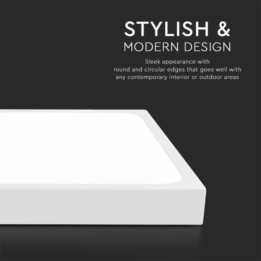LED Bathroom ceiling light LED/30W/230V 6500K IP44 white