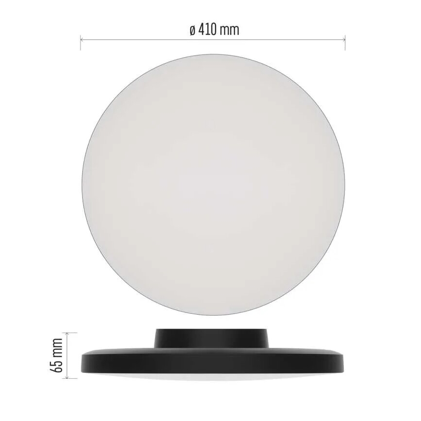 LED Bathroom ceiling light LED/32W/230V 3000/4000/5700K IP55 black