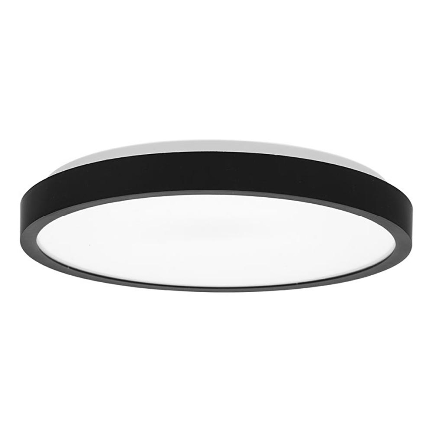 LED Bathroom ceiling light LIRA LED/18W/230V 4000K d. 29,5 cm IP44 black