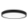 LED Bathroom ceiling light LIRA LED/18W/230V 4000K d. 29,5 cm IP44 black