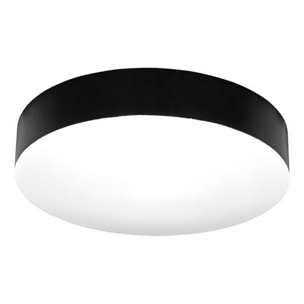 LED Bathroom ceiling light MAKARON LED/24W/230V 3000/4000/6000K d. 30 cm IP44 black