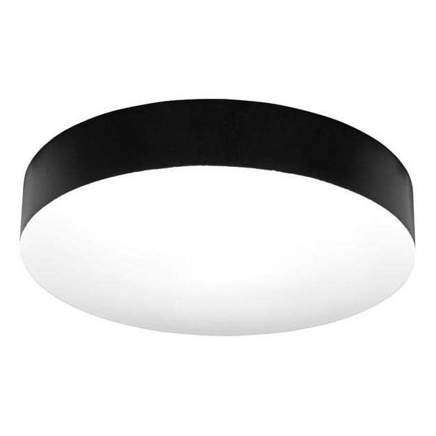LED Bathroom ceiling light MAKARON LED/36W/230V 3000/4000/6000K d. 40 cm IP44 black