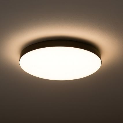 LED Bathroom ceiling light MAYA LED/15W/230V d. 33 cm IP44 black