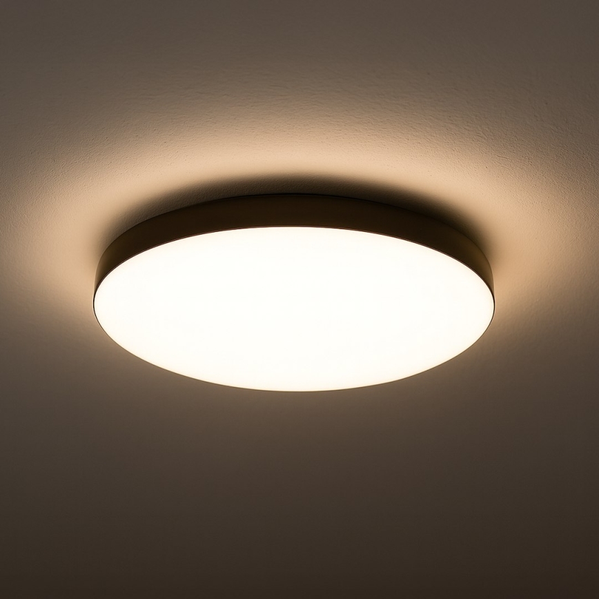 LED Bathroom ceiling light MAYA LED/15W/230V d. 33 cm IP44 black