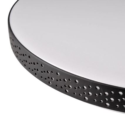 LED Bathroom ceiling light MOON LED/18W/230V black IP44