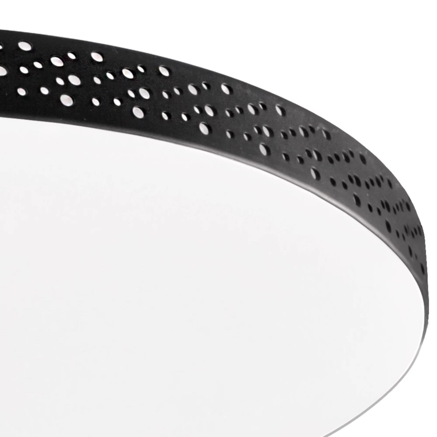 LED Bathroom ceiling light MOON LED/18W/230V black IP44