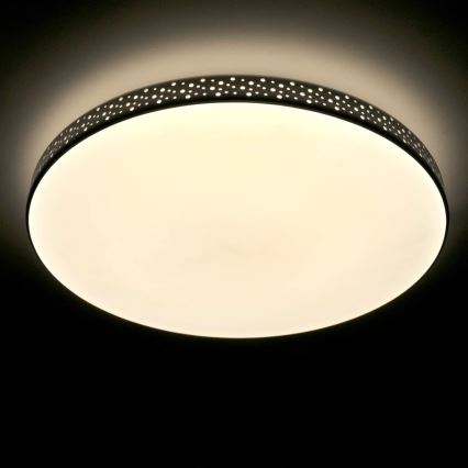 LED Bathroom ceiling light MOON LED/18W/230V shiny chrome IP44