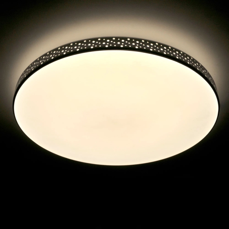 LED Bathroom ceiling light MOON LED/18W/230V shiny chrome IP44