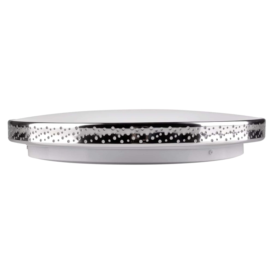 LED Bathroom ceiling light MOON LED/18W/230V shiny chrome IP44