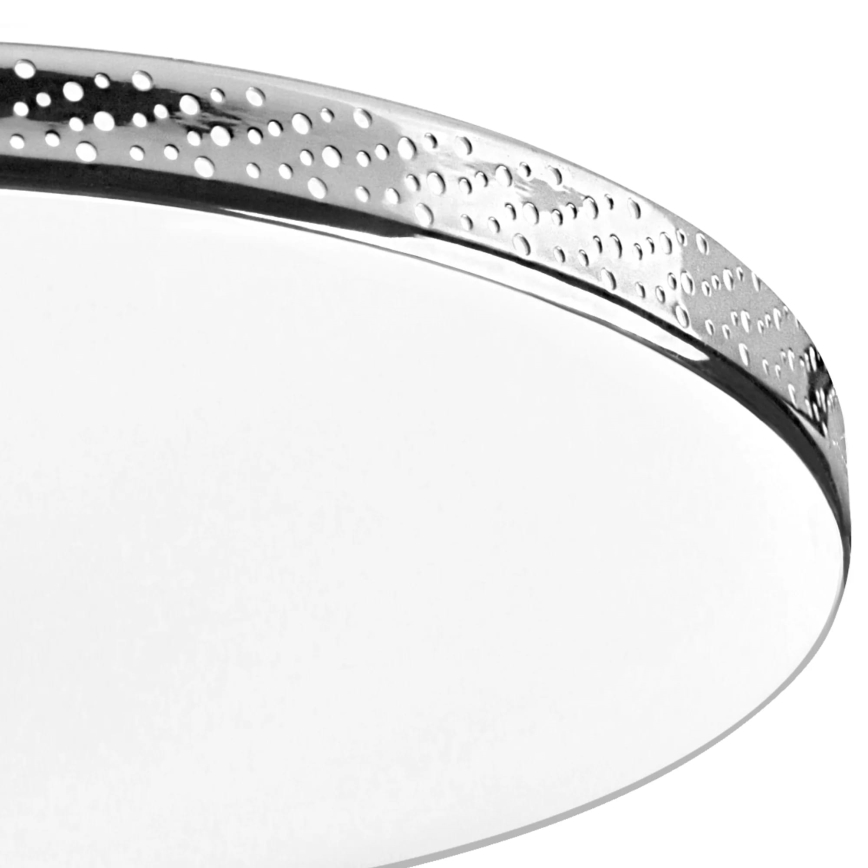LED Bathroom ceiling light MOON LED/18W/230V shiny chrome IP44
