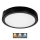 LED Bathroom ceiling light NAIROS LED/18W/230V 3000/4000/6500K IP65 d. 30 cm black