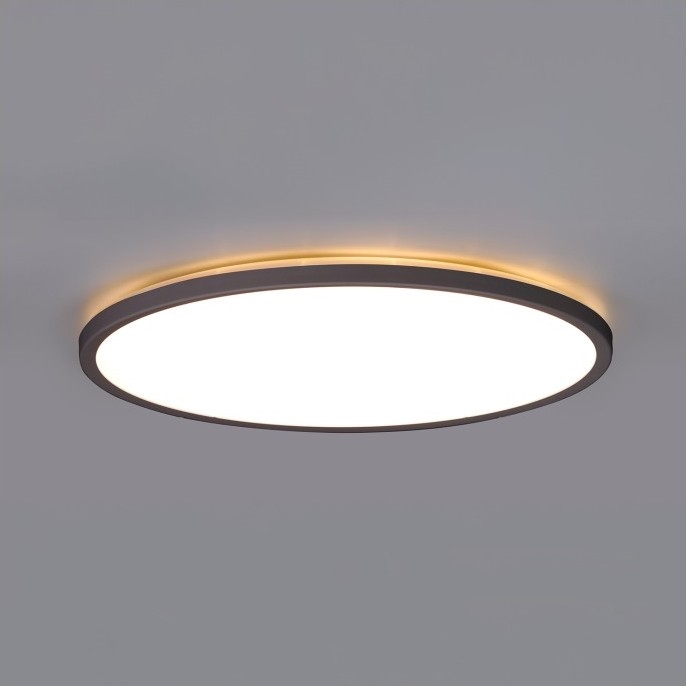 LED Bathroom ceiling light NIVERA LED/18W/230V IP54 3000/4000/6000K d. 30 cm black