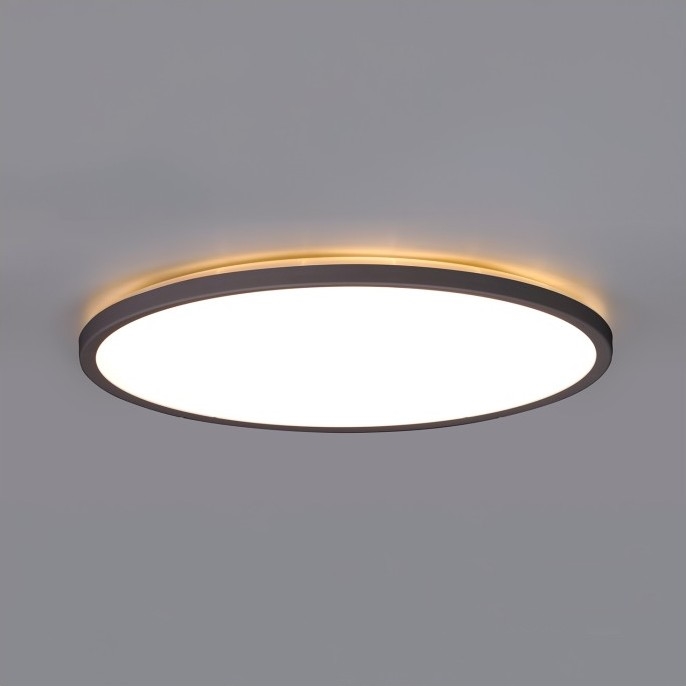 LED Bathroom ceiling light NIVERA LED/24W/230V IP54 3000/4000/6000K d. 30 cm black
