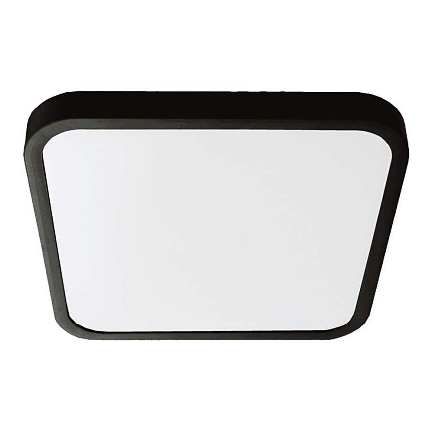 LED Bathroom ceiling light SAMSUNG CHIP LED/18W/230V IP44 4000K 25x25 cm black