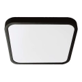 LED Bathroom ceiling light SAMSUNG CHIP LED/18W/230V IP44 6500K 25x25 cm black