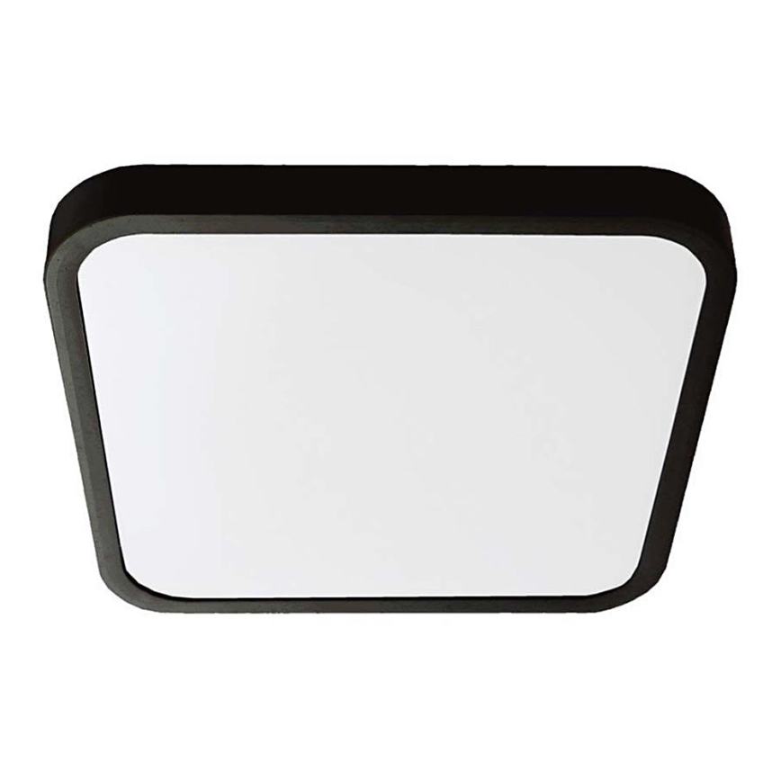 LED Bathroom ceiling light SAMSUNG CHIP LED/48W/230V IP44 6500K 42x42 cm black