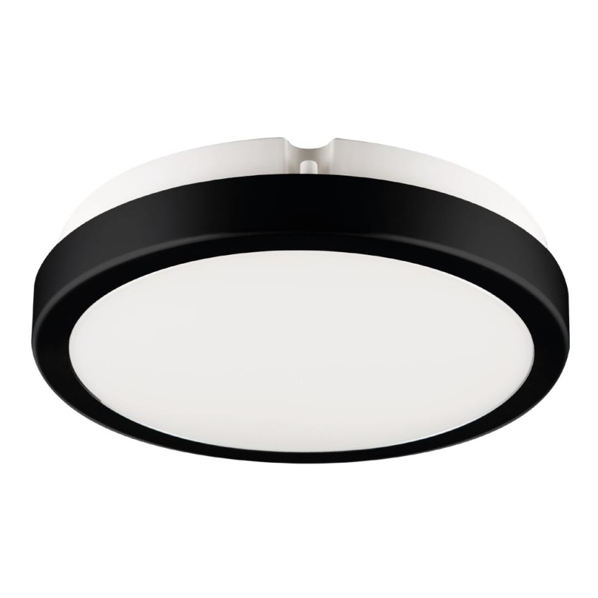 LED Bathroom ceiling light VERA LED/12W/230V 4000K IP65 black