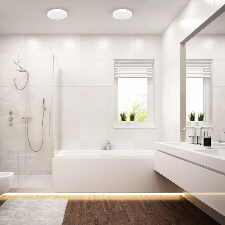 LED Bathroom ceiling light VERA LED/12W/230V 4000K IP65 white