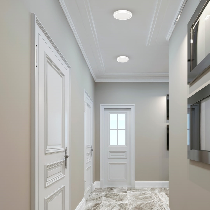 LED Bathroom ceiling light VERA LED/12W/230V 4000K IP65 white