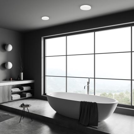 LED Bathroom ceiling light VERA LED/24W/230V 4000K IP65 white