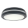 LED Bathroom Ceiling Light with Motion Sensor LED/20W/230V 3000/4000/6500K Ø 23 cm IP54 Anthracite
