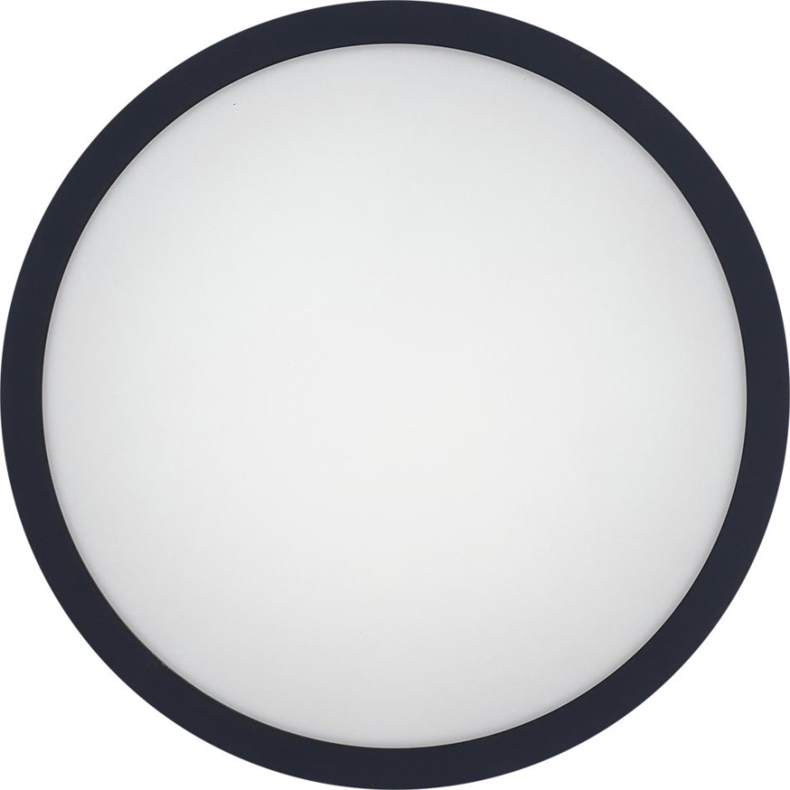 LED Bathroom ceiling light with sensor ELLÉ LED/24W/230V 3000/4000/6500K d. 26 cm IP54 anthracite