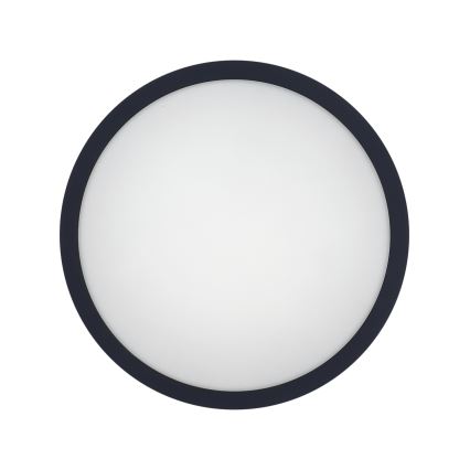 LED Bathroom ceiling light with sensor ELLÉ LED/24W/230V 3000/4000/6500K d. 26 cm IP54 anthracite