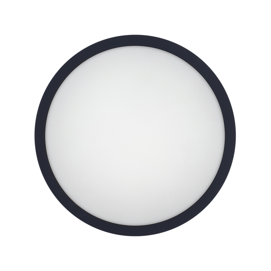 LED Bathroom ceiling light with sensor ELLÉ LED/24W/230V 3000/4000/6500K d. 26 cm IP54 anthracite