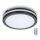 LED Bathroom ceiling light with sensor LED/18W/230V 3000/4000/6500K IP65 d. 30 cm black + remote control