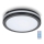 LED Bathroom ceiling light with sensor LED/24W/230V 3000/4000/6500K IP65 d. 30 cm black + remote control