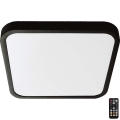 LED Bathroom ceiling light with sensor LED/36W/230V 4000K IP44 black + remote control