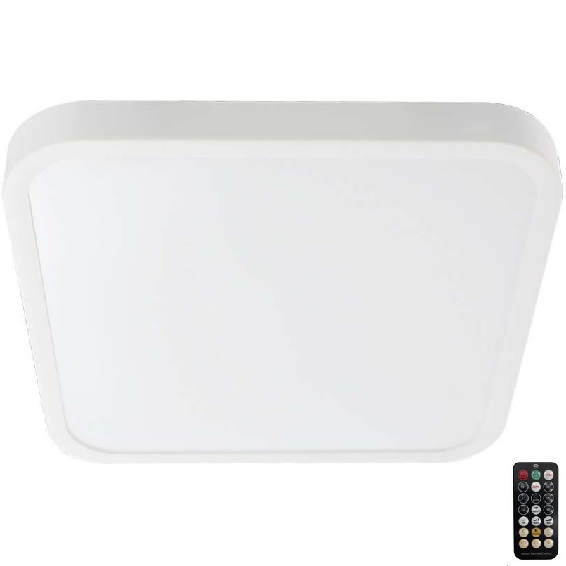 LED Bathroom ceiling light with sensor LED/36W/230V 4000K IP44 white + remote control